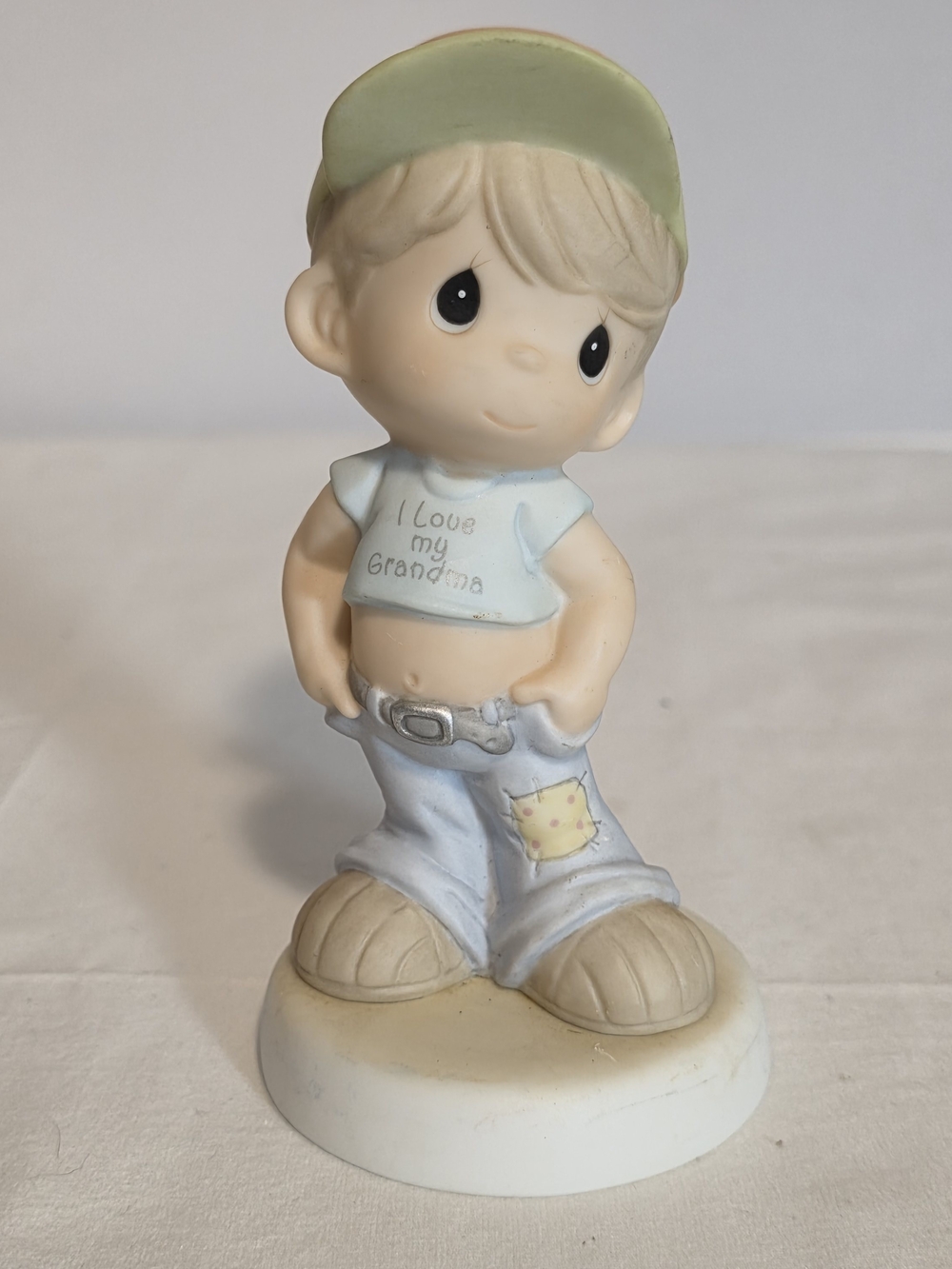 Vintage Precious Moments Porcelain Figurine 'Grandma, I'll Never Outgrow You'